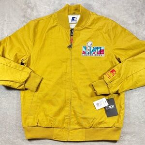 NWT Michael Strahan X Starter Super Bowl LVII Jacket Size Large Arizona Logo